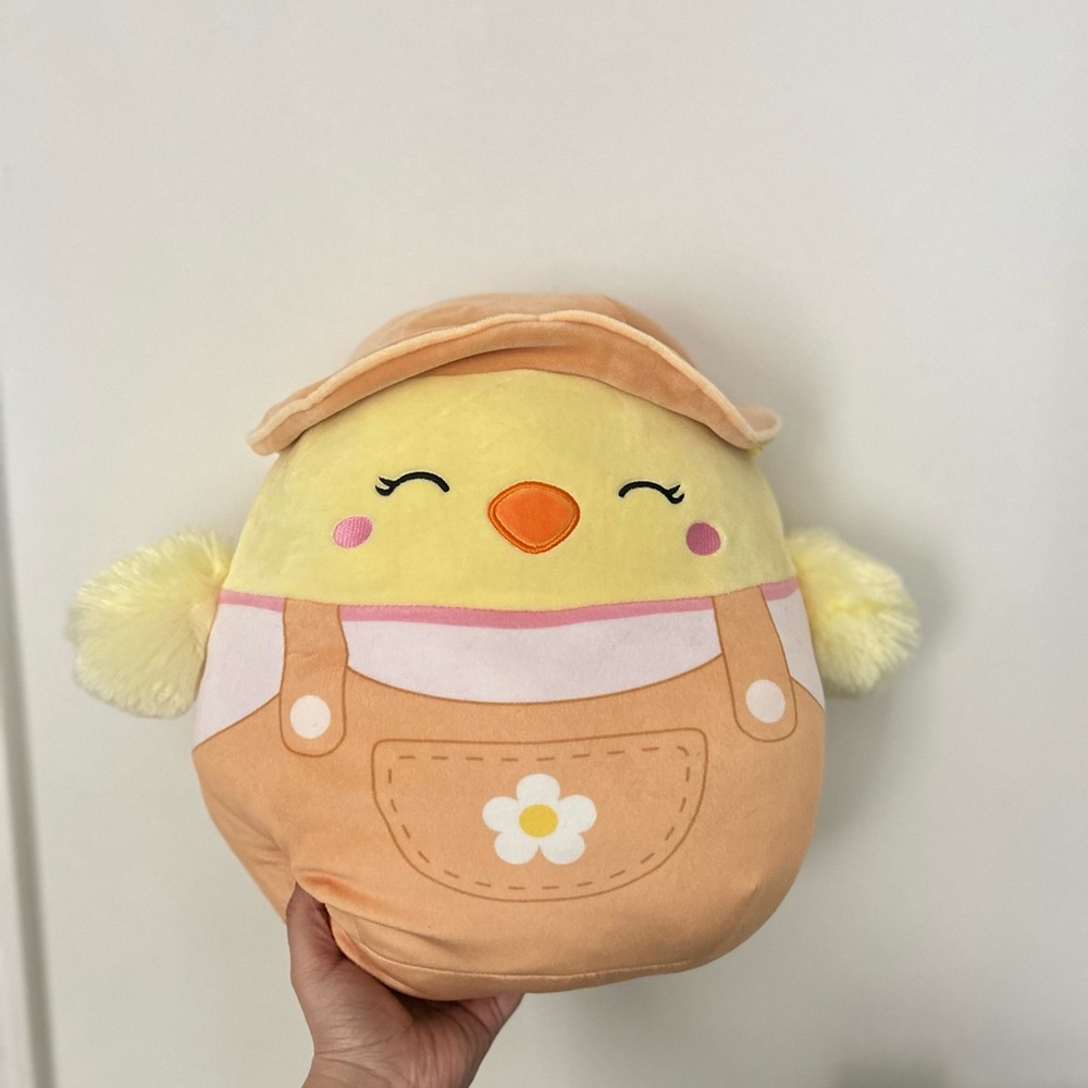 Squishmallows Yellow Chick with Orange Outfit